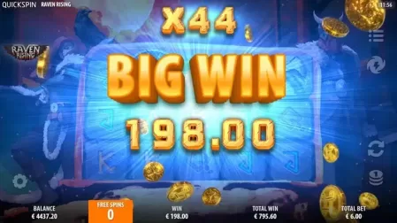 Raven Rising slot screenshot 7