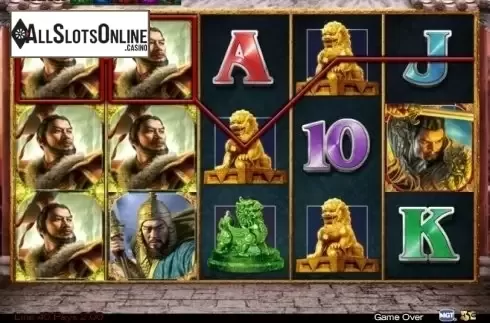 Win Screen. Red Cliffs from High 5 Games