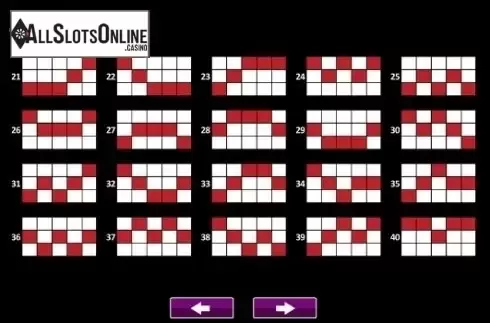 Paytable 6. Red Cliffs from High 5 Games