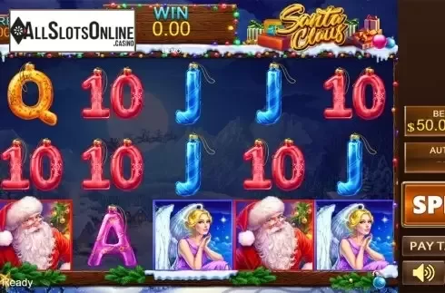 Reels screen. Santa Claus (PlayStar) from PlayStar