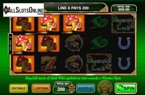 Screen6. Shamrock Lock from Inspired Gaming