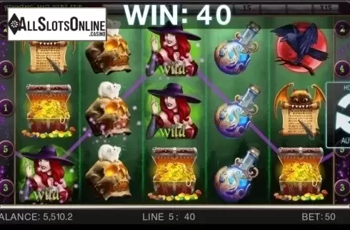 Screen8. Slot bound from Spinomenal