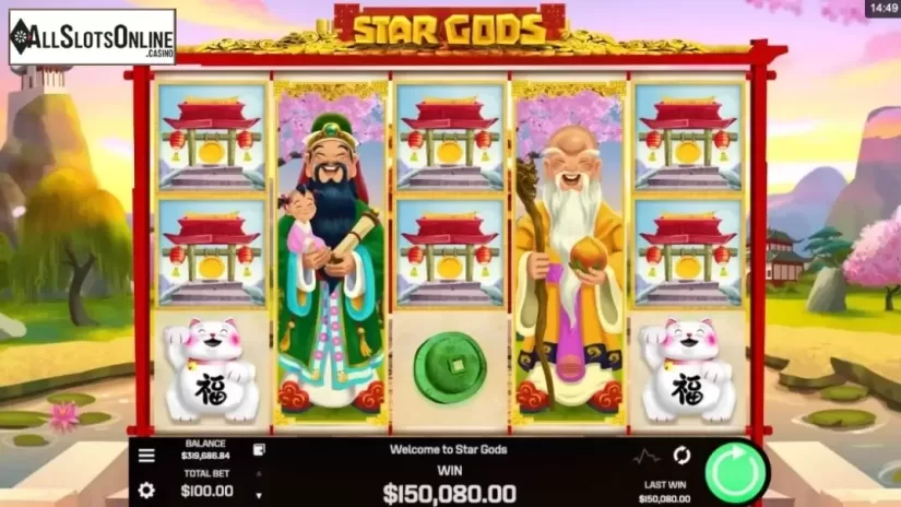 Win Screen 1. Star Gods from Golden Rock Studios