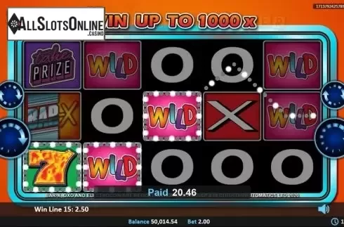 Win screen. Super Bar-X Game Changer from Realistic