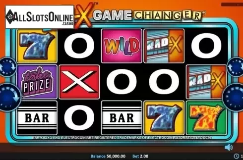 Reel Screen. Super Bar-X Game Changer from Realistic