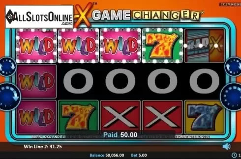 Win screen 2. Super Bar-X Game Changer from Realistic