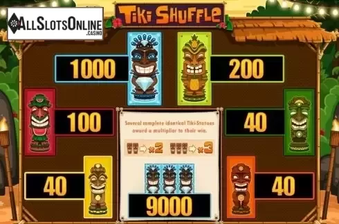 Screen2. Tiki Shuffle from Merkur