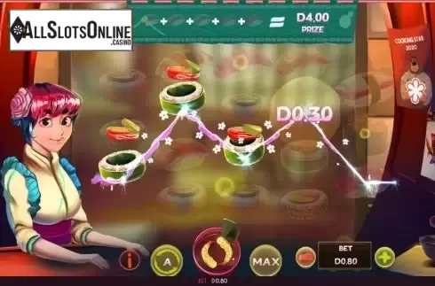 Win screen 2. Tomoe's Sushi Bar from Triple Cherry