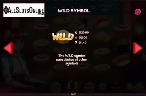 Wild screen. Tomoe's Sushi Bar from Triple Cherry