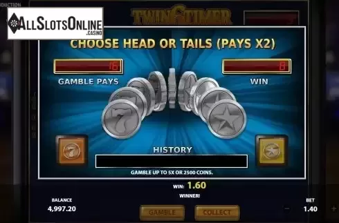 Gamble Double Up Risk Game Screen