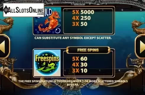 Special symbols screen