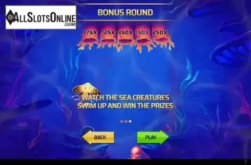 Bonus Game screen