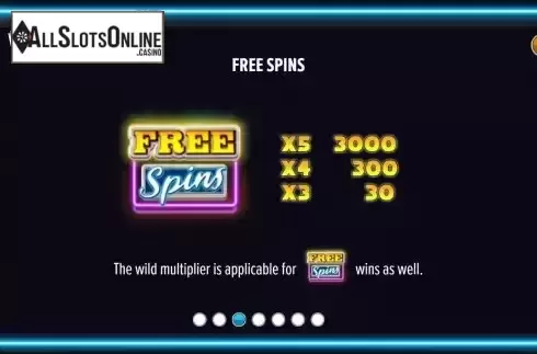 FS paytable screen