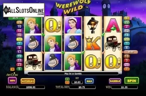 Screen4. Werewolf Wild from Aristocrat