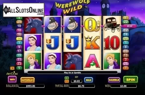 Screen5. Werewolf Wild from Aristocrat