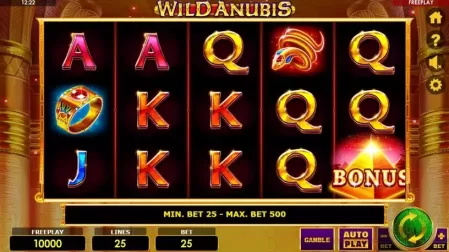 Wild Anubis slot screenshot 1