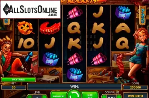 Screen2. Wild Rockets from NetEnt