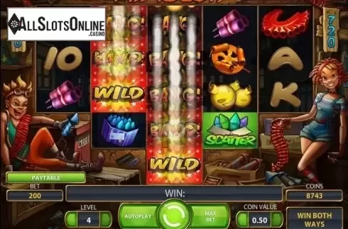 Screen3. Wild Rockets from NetEnt