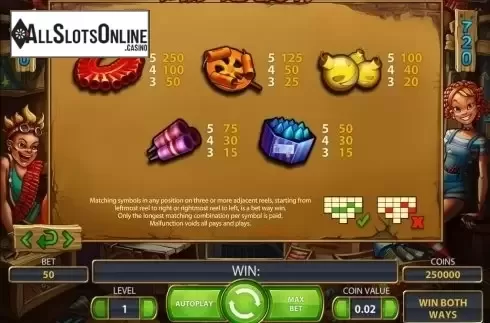 Screen8. Wild Rockets from NetEnt