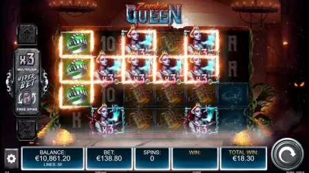 Zombie Queen slot screenshot 4