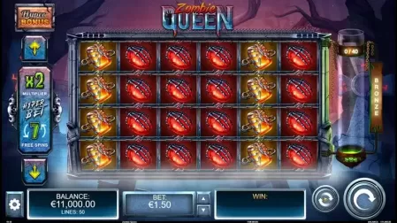 Zombie Queen slot screenshot 1
