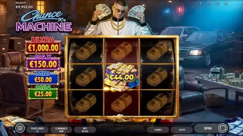 Chance Machine 90s slot screenshot 
