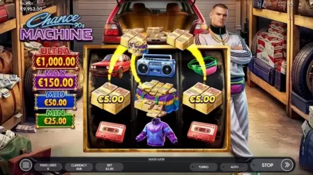 Chance Machine 90s slot screenshot 2