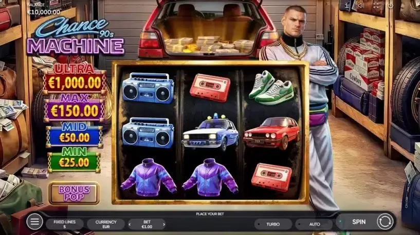 Chance Machine 90s slot screenshot 