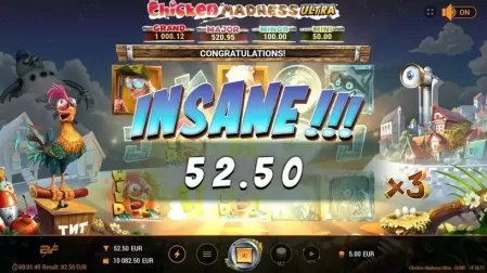 Chicken Madness Ultra slot screenshot 3