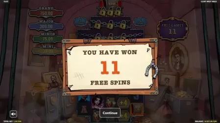 Clint WestWild slot screenshot 4