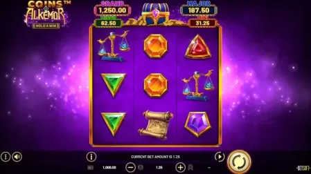 Coins of Alkemor slot screenshot 1