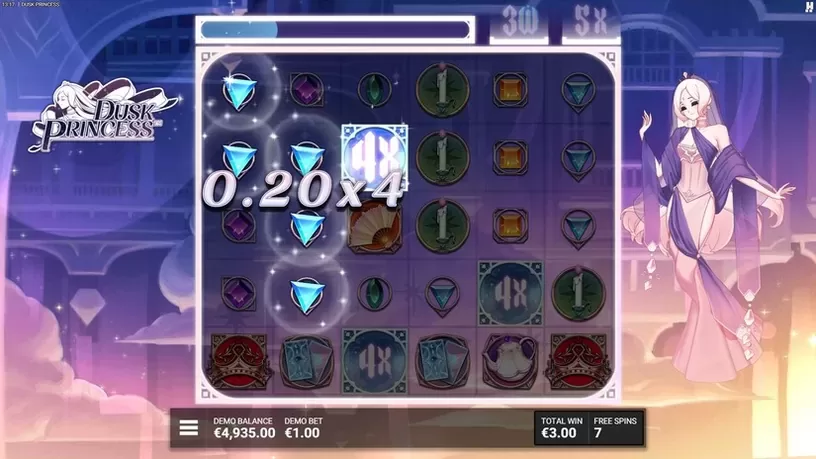 Dusk Princess slot screenshot 5