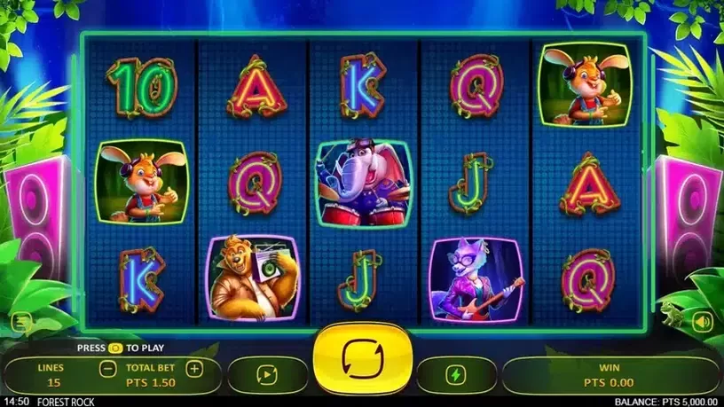 Forest Rock slot screenshot 1