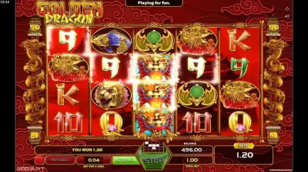 Golden Dragon slot screenshot 2