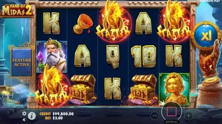 Hand of Midas 2 slot screenshot 1