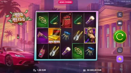 Hot Heist slot screenshot 1