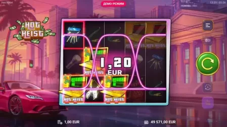 Hot Heist slot screenshot 2
