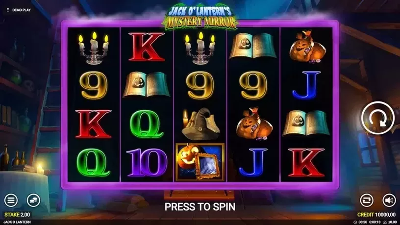 Jack o'Lantern's Mystery Mirrors slot screenshot 1