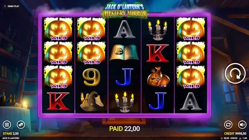 Jack o'Lantern's Mystery Mirrors slot screenshot 3