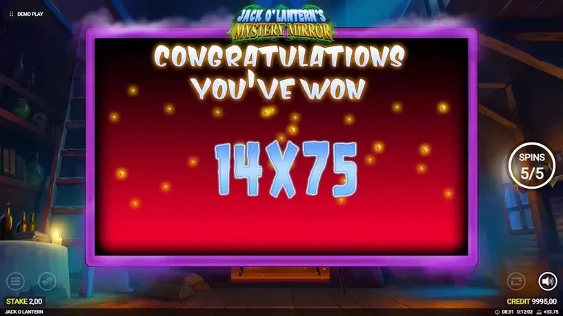 Jack o'Lantern's Mystery Mirrors slot screenshot 7