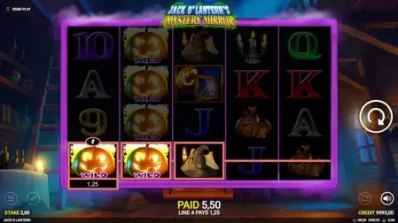 Jack o'Lantern's Mystery Mirrors slot screenshot 2