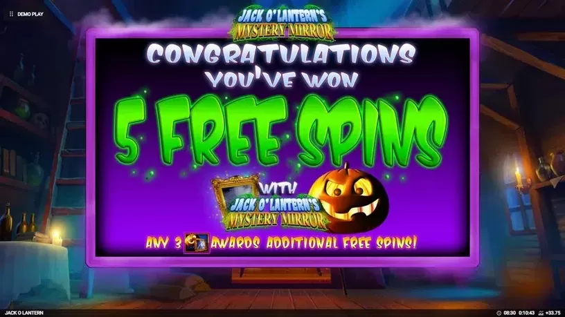 Jack o'Lantern's Mystery Mirrors slot screenshot 4