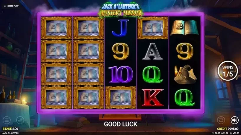 Jack o'Lantern's Mystery Mirrors slot screenshot 5