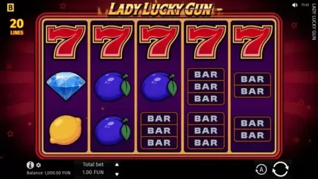 Lady Lucky Gun slot screenshot 1