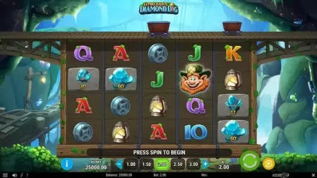 Leprechaun’s Diamond Dig slot screenshot 1