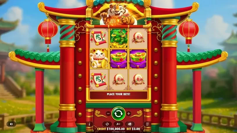 Lucky Tiger Gold slot screenshot 1