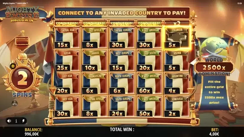 Mighty Empire Hold & Win slot screenshot 6