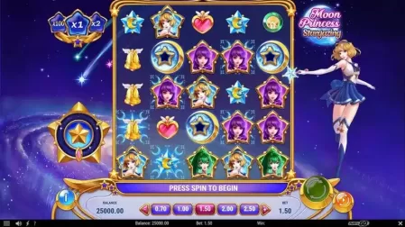 Moon Princess Stargazing slot screenshot 1