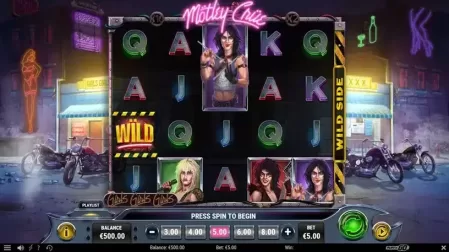 Mötley Crüe slot screenshot 1