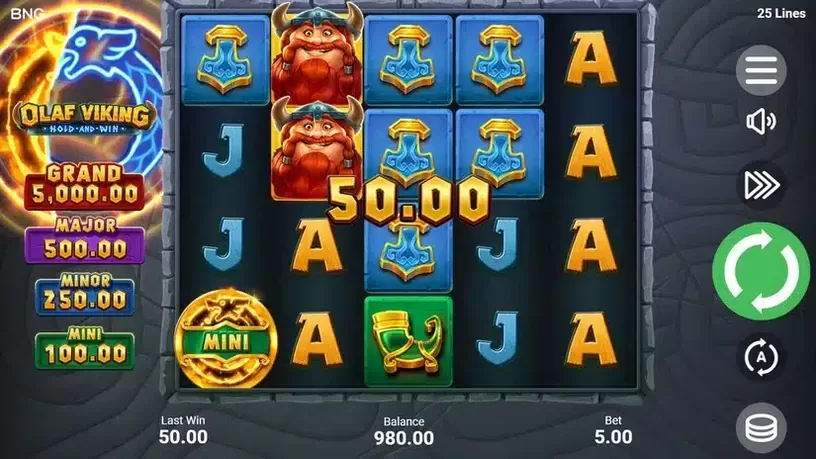 Olaf Viking slot screenshot 2